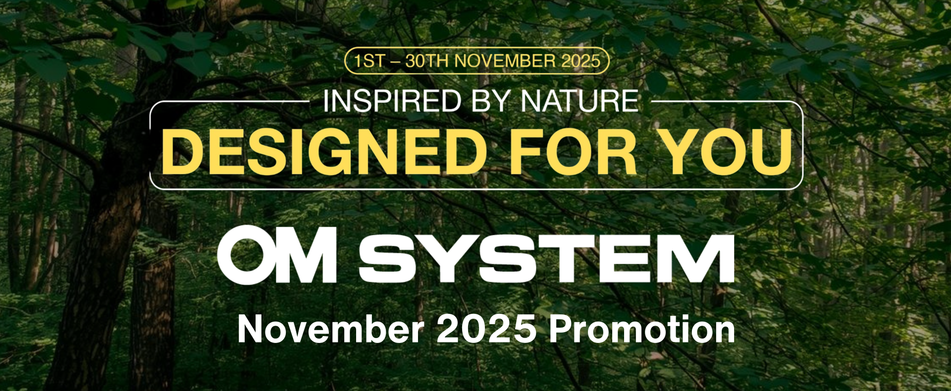 OM SYSTEM November Promotion