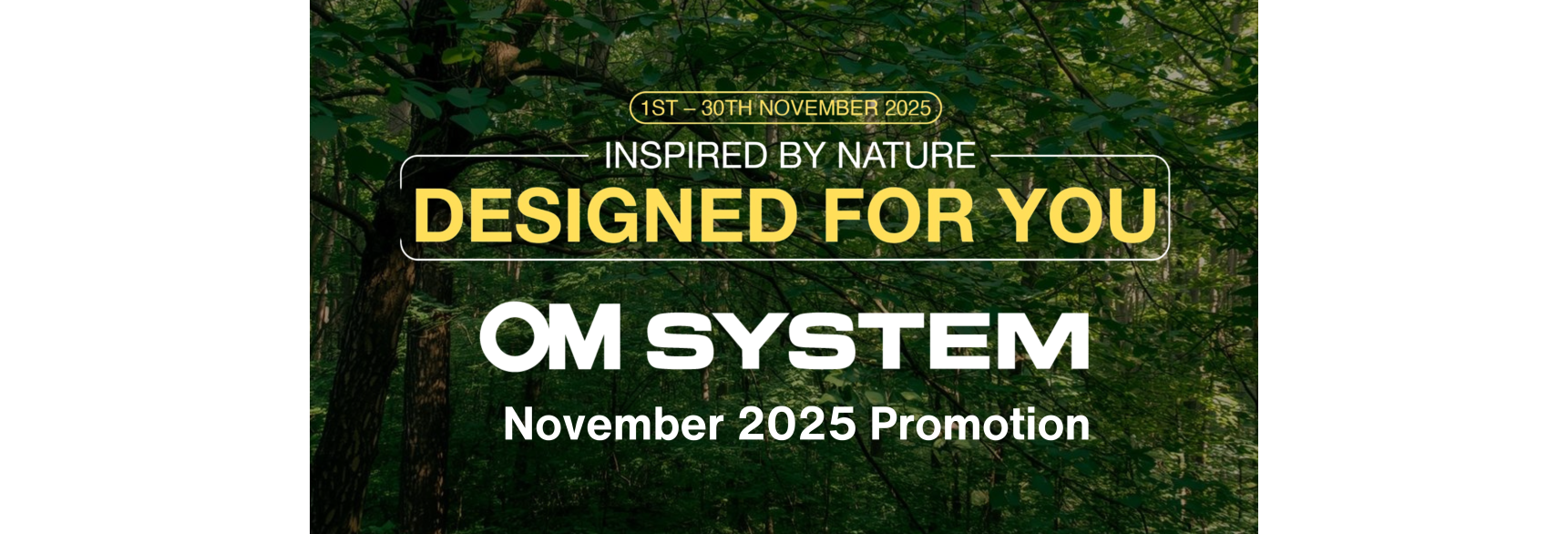 OM SYSTEM November Promotion & Purchase-With-Purchase Promotion