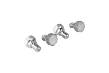 Kupo 1/4"-20*10Mm Steel Thumb Screw, Knurled Head (Set Of 4)