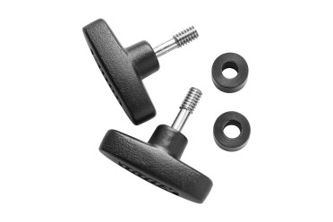 Kupo Aluminum Knob With Stainless Steel 1/4"-20 Bolt & Nylon Spacer For Amarn P60X (Set Of 2)