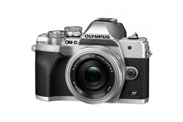 Olympus OM-D E-M10 Mark IV with 14-42mm Lens Silver