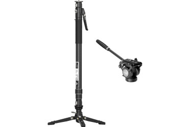 YC Onion Pineta Pro Carbon Fiber Monopod & FH60